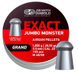 Пули JSB Exact Jumbo Monster Grand 5,52 мм, 1,850 грамм, 150 штук