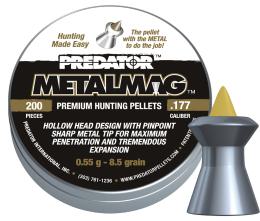 Пули JSB Predator Metalmag 4,5 мм, 0,55 грамма, 200 штук